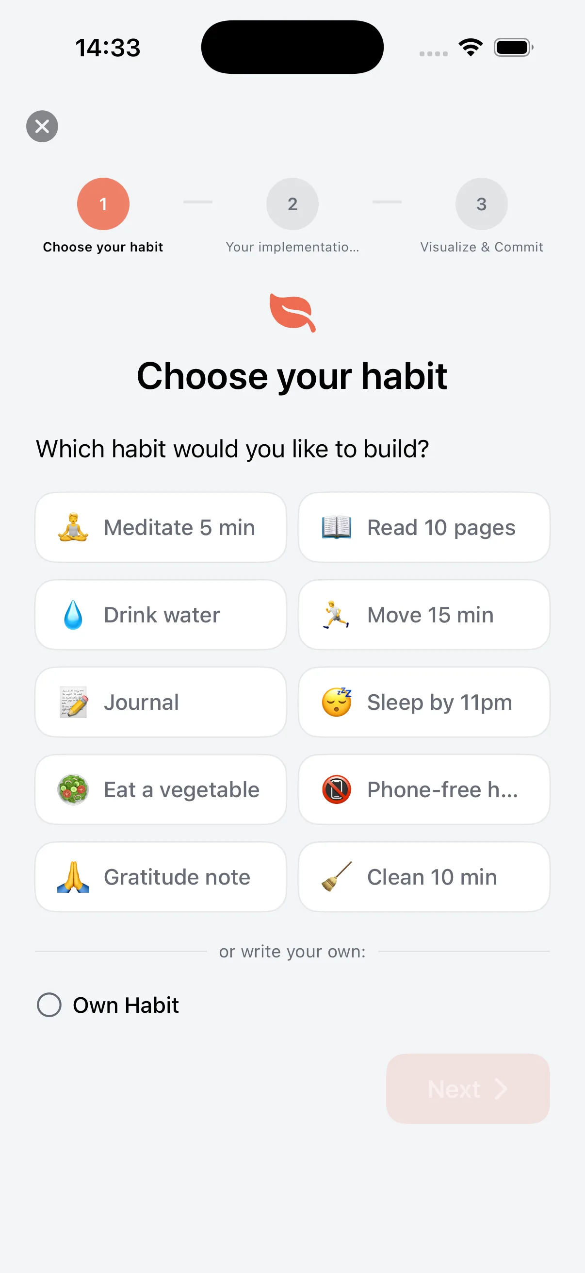 Habit Builder