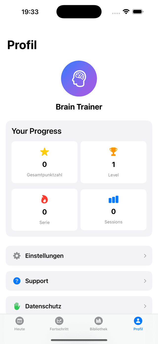 SynapseGym App - Training Session